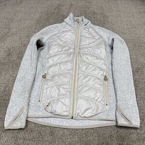 Michael Kors Jacket Gray Long Sleeve Full Zip Women’s Size Small